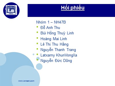 Bài giảng Thanh toán quốc tế: Hối phiếu