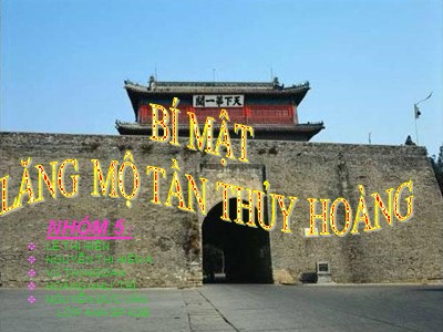 Bí mật lăng mộ Tần Thủy Hoàng