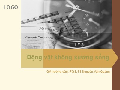 Động vật không xương sống - PGS. TS Nguyễn Văn Quảng