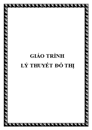 Giáo trình Lý thuyết đồ thị