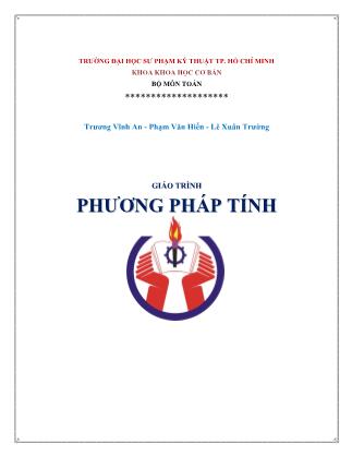 Giáo trình Phương pháp tính