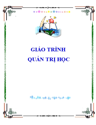 Giáo trình Quản trị học