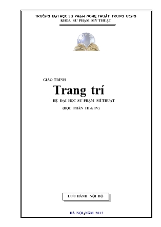 Giáo trình Trang trí (Học phần III & IV)