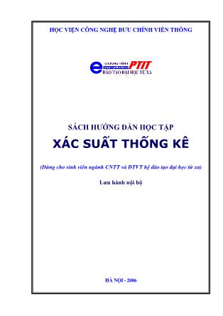 Hướng dẫn học tập Xác suất thống kê - TS. Lê Bá Long