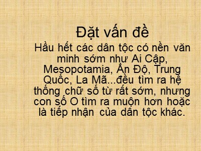 Lịch sử con số 0