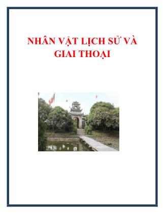 Nhân vật lịch sử và giai thoại