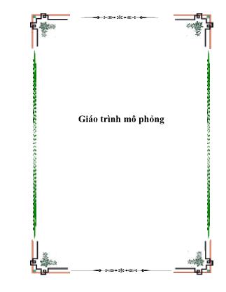 Giáo trình Thiết kế mô phỏng - ThS. Lê Thị Như Ý