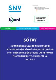 Hướng dẫn lồng ghép thích ứng với BĐKH, vấn đề sử dụng đất, giới và phát triển cộng đồng trong lập kế hoạch PT KT-XH cấp xã