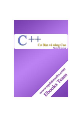 Bài giảng C++ Căn bản và nâng cao