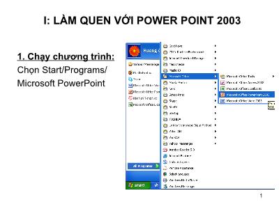 Giáo trình dạy Power point