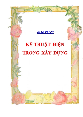 Giáo trình Kỹ thuật điện trong xây dựng