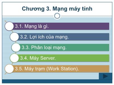 Giáo trình Tin 1 - Chương 3: Mạng máy tính