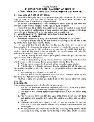 Giáo trình Kinh tế xây dựng - Chương 5: Phương pháp đánh giá giải pháp thiết kế công trình dân dụng và công nghiệp về mặt kinh tế