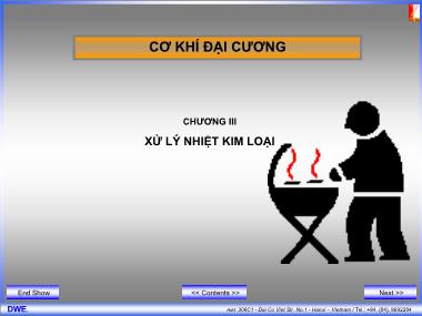 Bài giảng Cơ khí đại cương - Chương III: Xử lý nhiệt kim loại