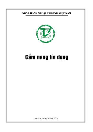 Cẩm nang tín dụng Vietcombank