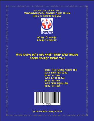 Đồ án Ứng dụng máy giá nhiệt thép tấm trong công nghiệp đóng tàu (Phần 1)