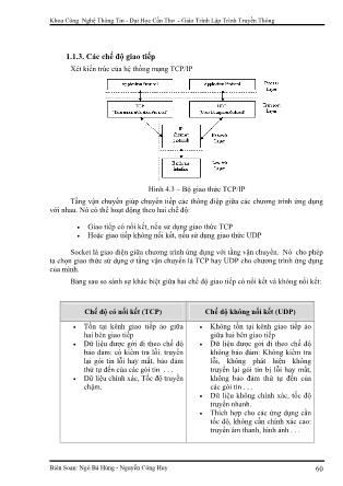 Giáo trình Lập trình truyền thông (Phần 7)