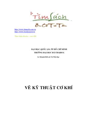 Giáo trình vẽ kỹ thuật cơ khí