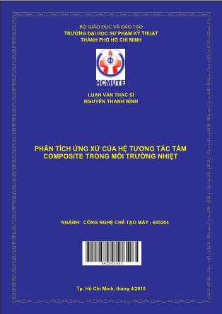 Luận văn Phân tích ứng xử của hệ tương tác tấm composite trong môi trường nhiệt (Phần 1)