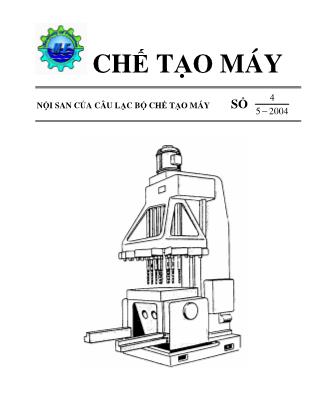 Tập san của câu lạc bộ Chế tạo máy (Số 4)