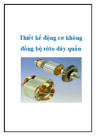 Thiết kế động cơ không đồng bộ rôto dây quấn