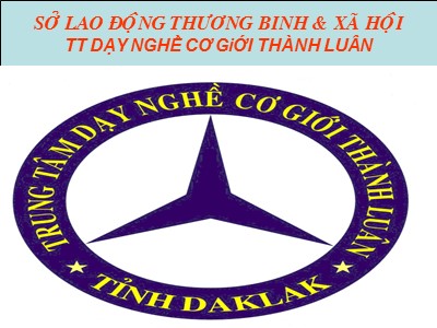 Bài giảng Kỹ thuật lái xe ôtô