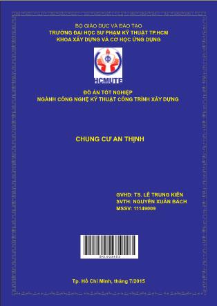 Báo cáo Chung cư An Thịnh (Phần 1)