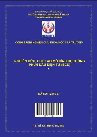 Báo cáo Nghiên cứu, chế tạo mô hình hệ thống phun dầu điện tử (ECD) (Phần 1)