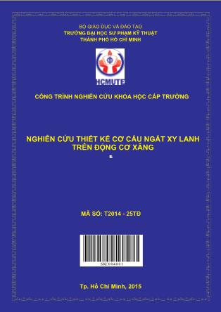 Báo cáo Nghiên cứu thiết kế cơ cấu ngắt xy lanh trên động cơ xăng (Phần 1)