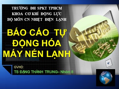 Báo cáo Tự động hóa máy nén lạnh