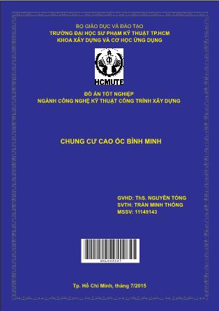 Chung cư cao ốc Bình Minh (Phần 1)