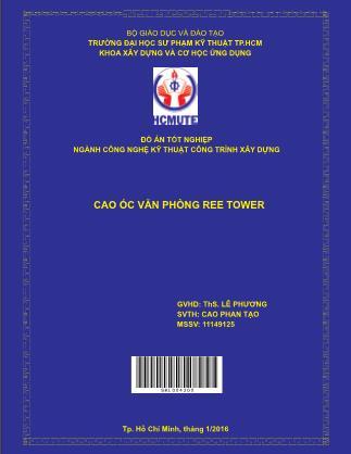 Đồ án Cao ốc văn phòng Ree Tower (Phần 1)