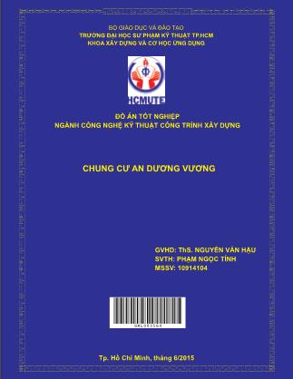 Đồ án Chung cư An Dương Vương - Phạm Ngọc Tính (Phần 1)