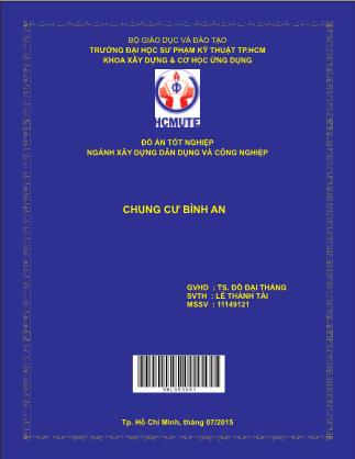 Đồ án Chung cư Bình An - Lê Thành Tài (Phần 1)