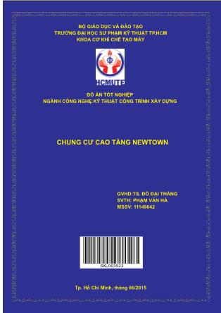 Đồ án Chung cư cao tầng Newtown - Phạm Văn Hà (Phần 1)