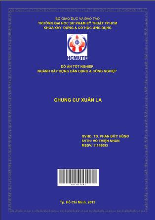Đồ án Chung cư Xuân La - Võ Thiện Nhân (Phần 1)