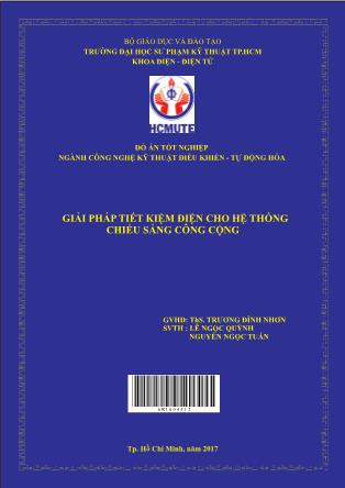 Đồ án Giải pháp tiết kiệm điện cho hệ thống chiếu sáng công cộng (Phần 1)