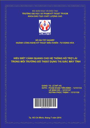 Đồ án Hiểu biết cảnh quang cho hệ thống hỗ trợ lái trong môi trường đô thịsử dụng thị giác máy tính (Phần 1)