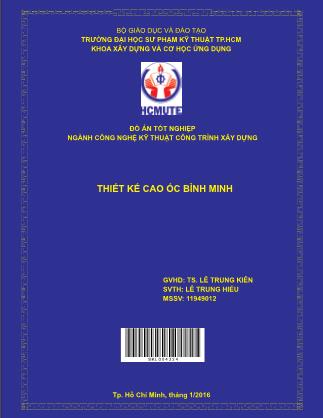 Đồ án Thiết kế cao ốc Bình Minh (Phần 1)