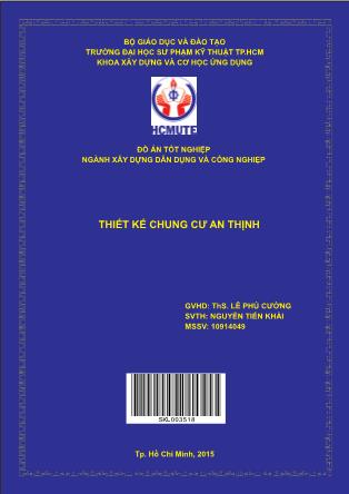 Đồ án Thiết kế chung cư An Thịnh (Phần 1)