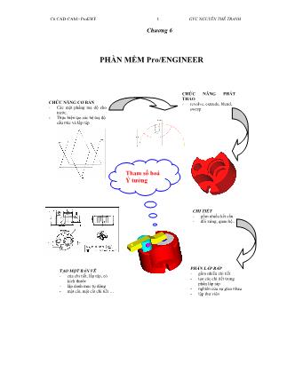 Giáo trình Công nghệ CAD/CAM - Chương 6: Phần mềm Pro/ENGINEER - Nguyễn Thế Tranh