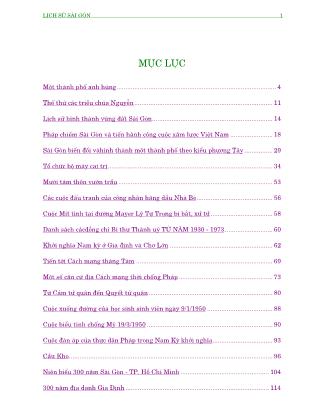 Lịch sử Sài Gòn