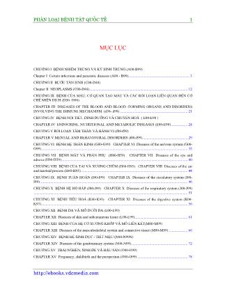 Phân loại bệnh tật quốc tế