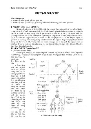 Sự tạo giao tử