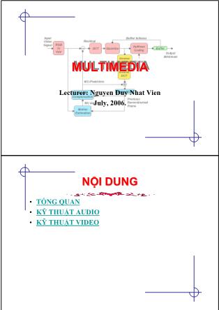 Tài liệu tham khảo Đa truyền thông (Phần 3)