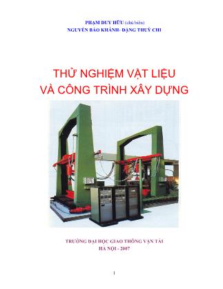 Thử nghiệm vật liệu và công trình xây dựng