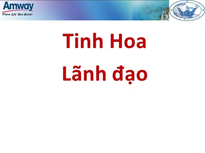 Tinh hoa lãnh đạo