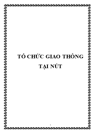 Tổ chức giao thông tại nút