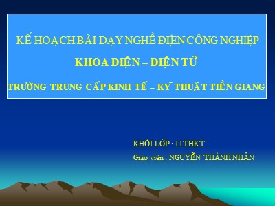 Bài giảng Đo lường điện - Bài: Kỹ thuật đo điện áp-dòng điện-điện trở và công suất