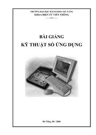 Bài giảng Kỹ thuật số ứng dụng